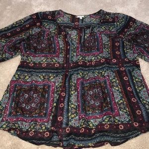 Eyeshadow blouse